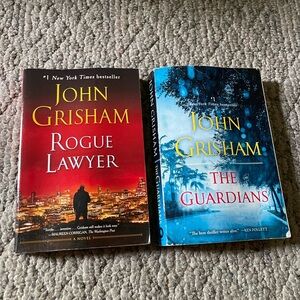 John Grisham Book Set - Rogue Lawyer & The Guardians